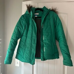 Columbia Winter Puffy Coat with Removable Hood